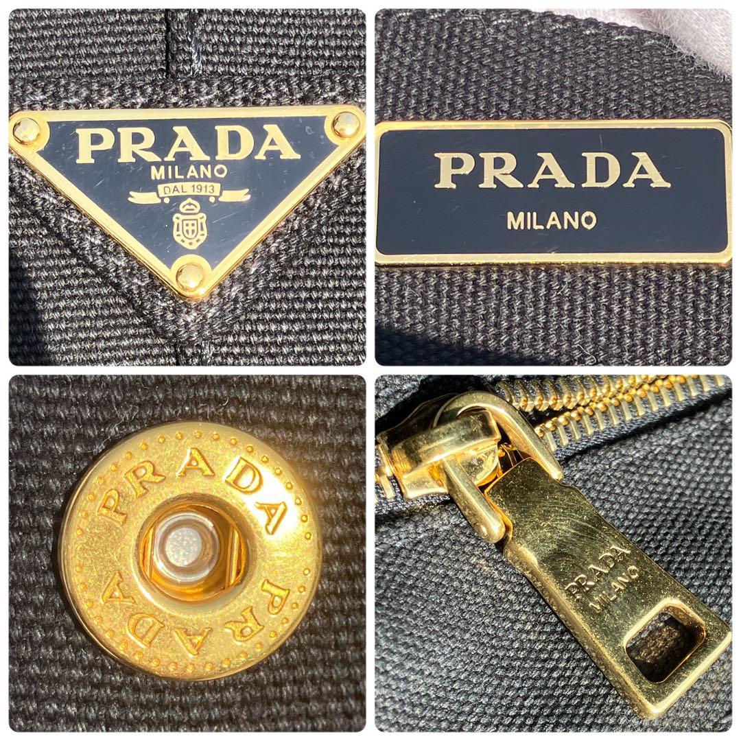 ✨極美品✨PRADA カナパ S ブラック 2way ショルダーバッグ 7-45
