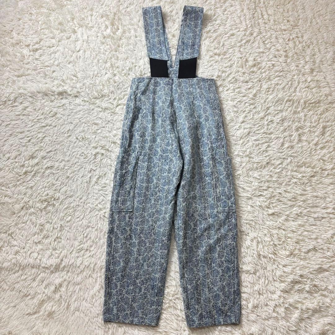 極美品　定価8.4万　pheeta コットンシルクステッチ総柄オールインワン