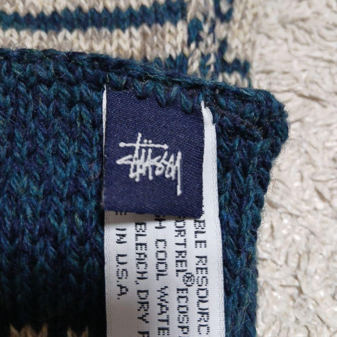 stussy 90s マフラーold stussy アメリカ製 ヴィンテージ