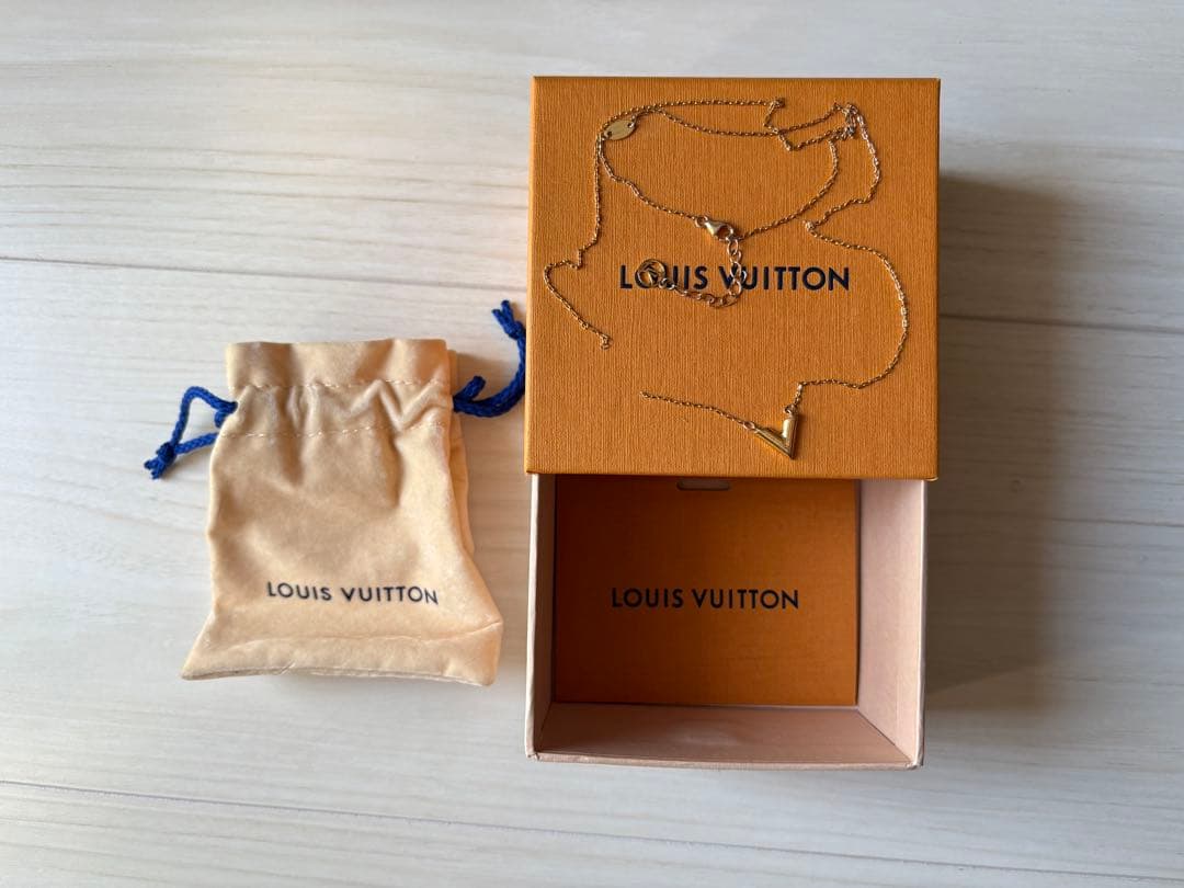 【正規品】LOUIS VUITTON ネックレス ゴールド チェーン切れあり