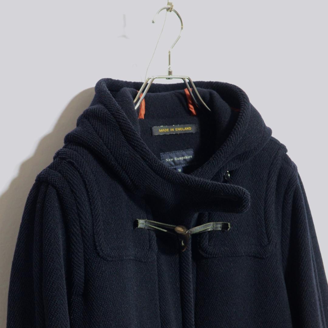 超極上品 ムーアブルック ダッフルコート Nハンプシャー ネイビー 36