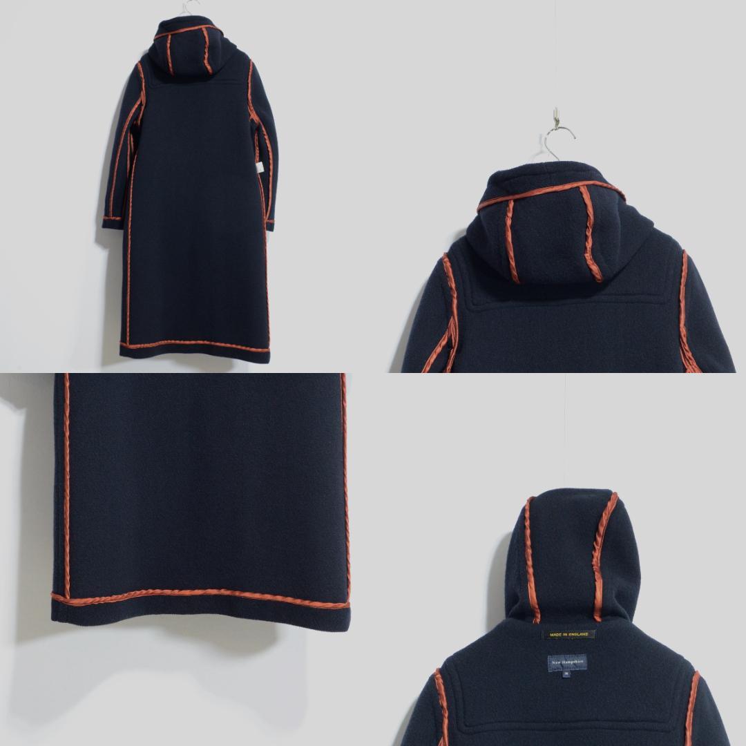 超極上品 ムーアブルック ダッフルコート Nハンプシャー ネイビー 36