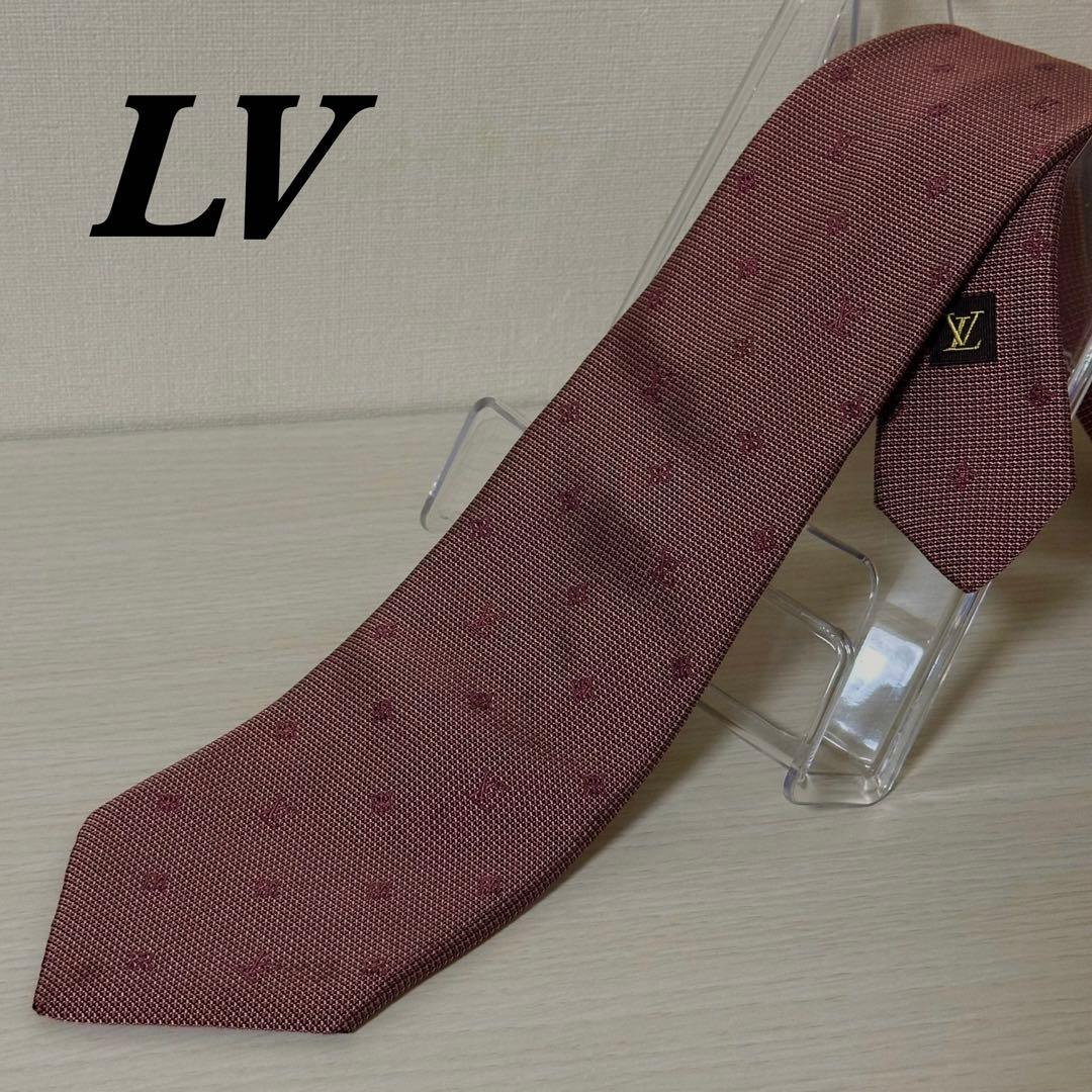 LOUIS VUITTON ルイヴィトン モノグラム イタリア製 ネクタイ