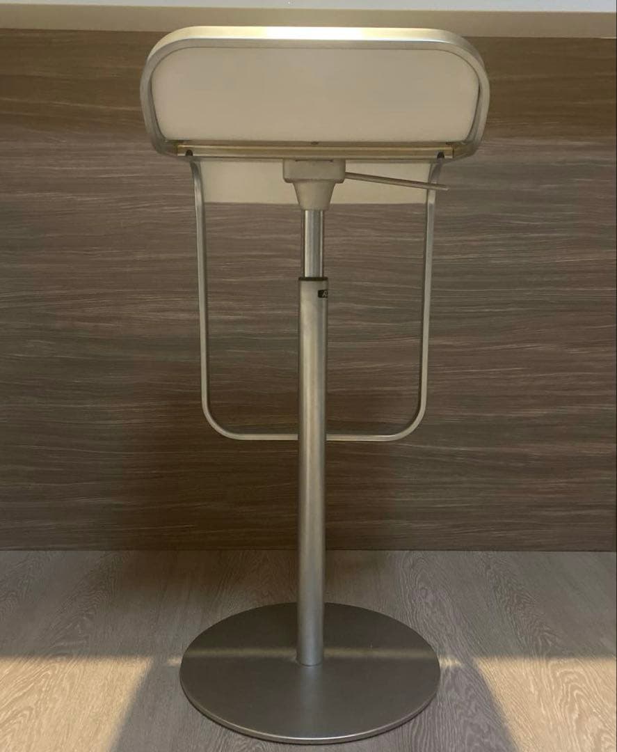 送料込 ラパルマ カウンター チェア ホワイトレザー ①