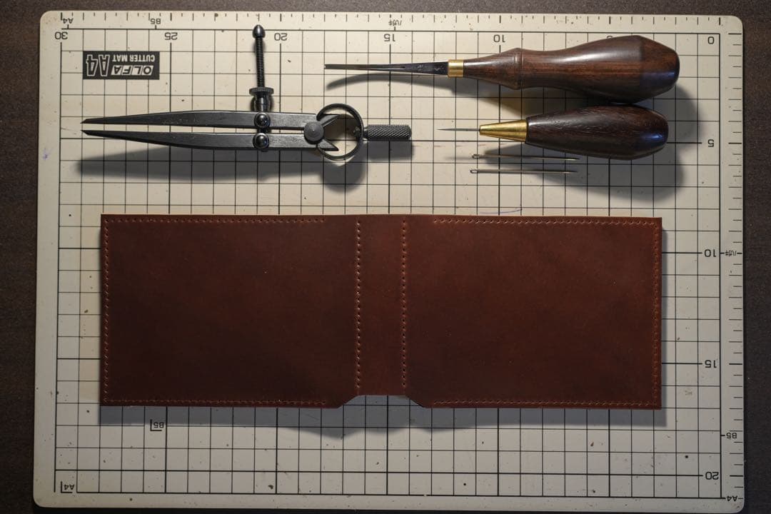 【早い者勝ち1点のみ値下げ】HORWEEN シェルコードバン　マネークリップ