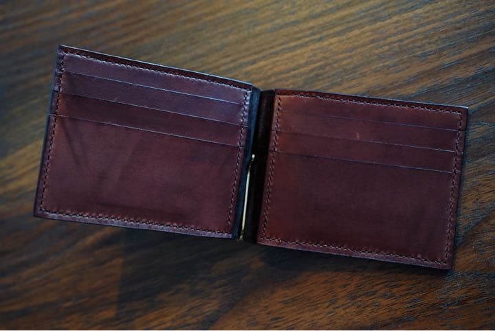 【早い者勝ち1点のみ値下げ】HORWEEN シェルコードバン　マネークリップ