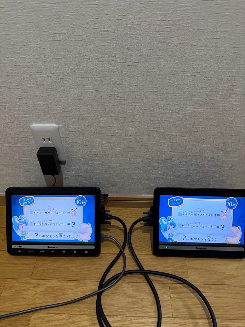 シーチキン　車　リアモニター　ヘッドレスト　左右　2個セット　HDMI