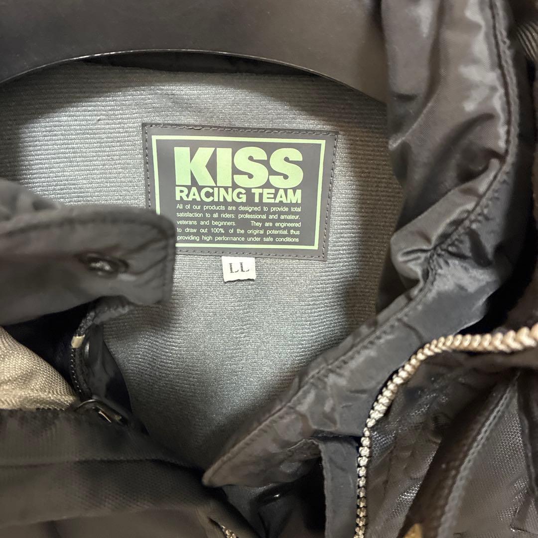 KISS RACING TEAM ライダースジャケット　プロテクター LLサイズ