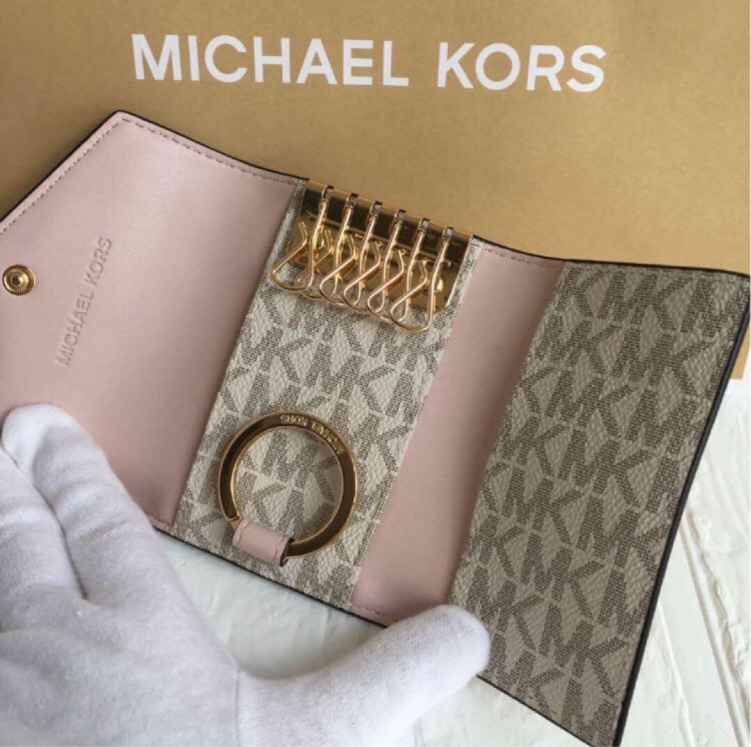 新品 MICHAEL KORS マイケルコース ピンク キーケース 財布