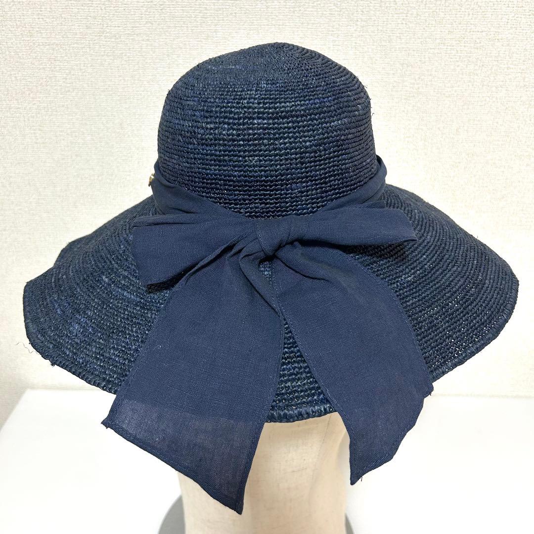 極美品✨ヘレンカミンスキー つば広 麦わら帽子 ハット