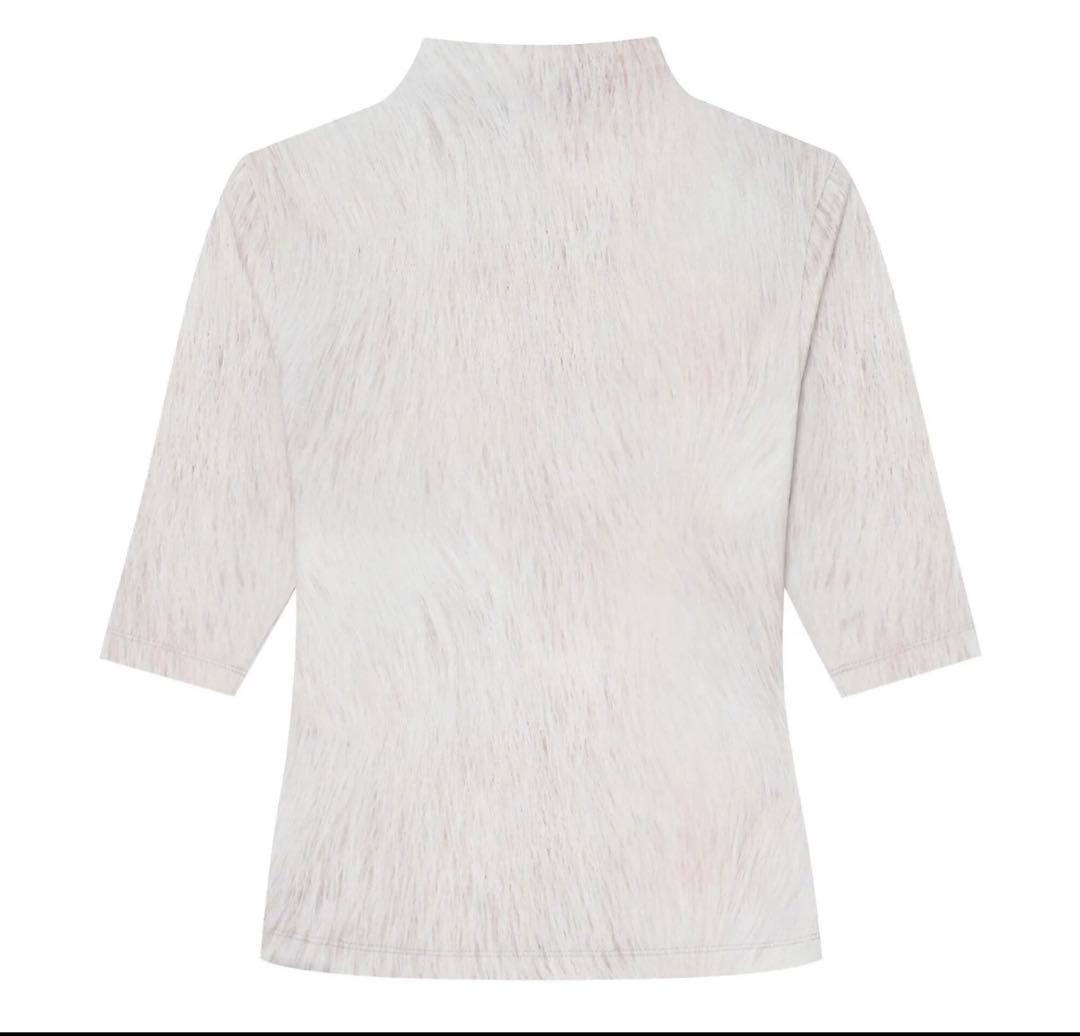 トップス BONNAE Pain mock neck top Ivory