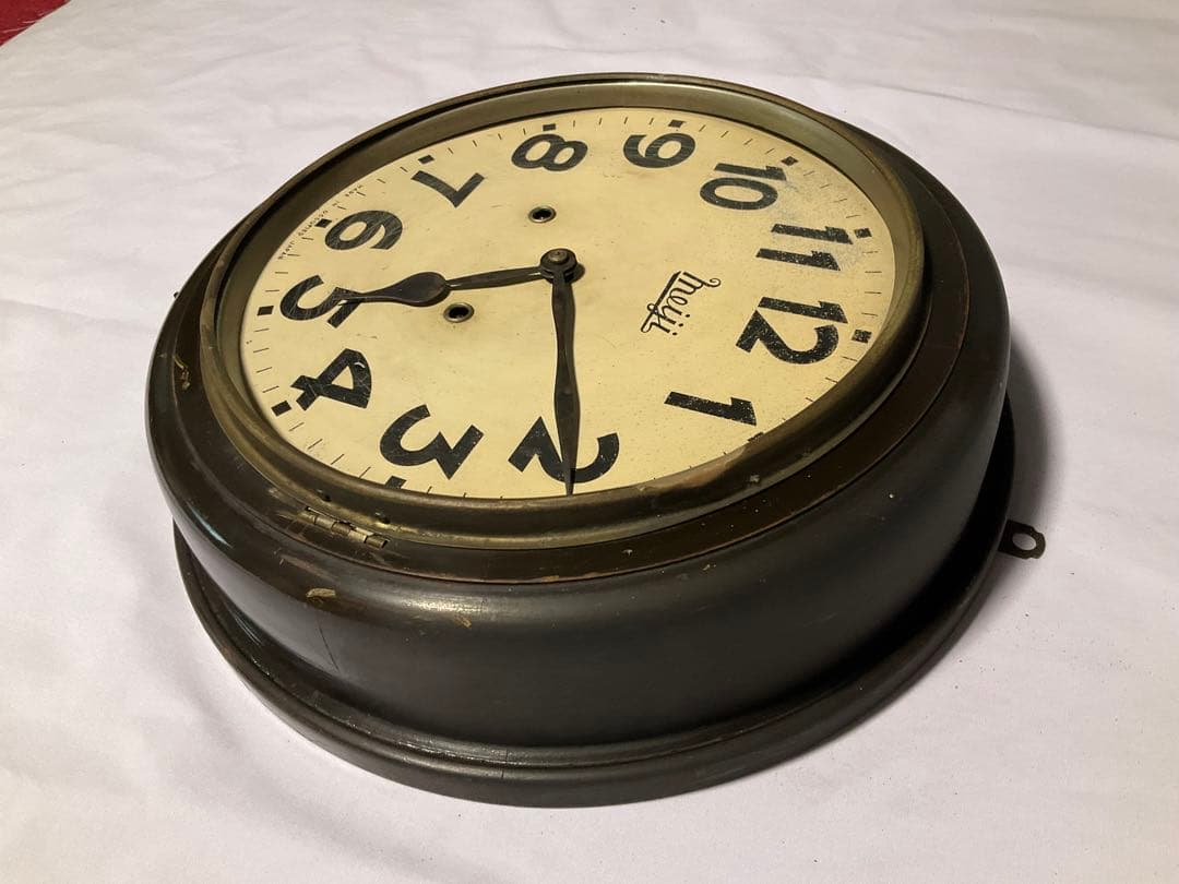 (11)MEIGI 振り子時計　アンティーク　稼動品　年代物