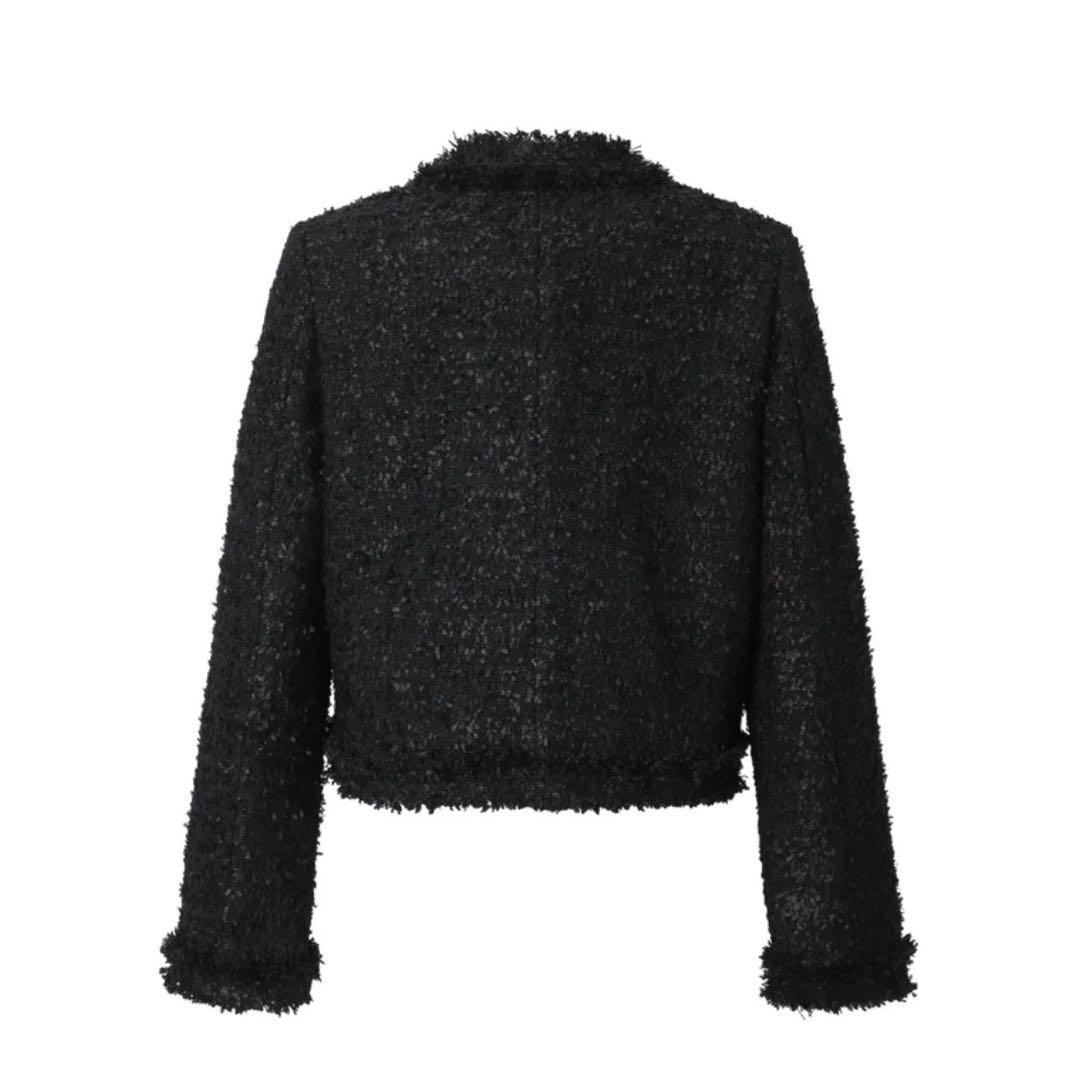 KHAKI POINT ツイードジャケット　黒