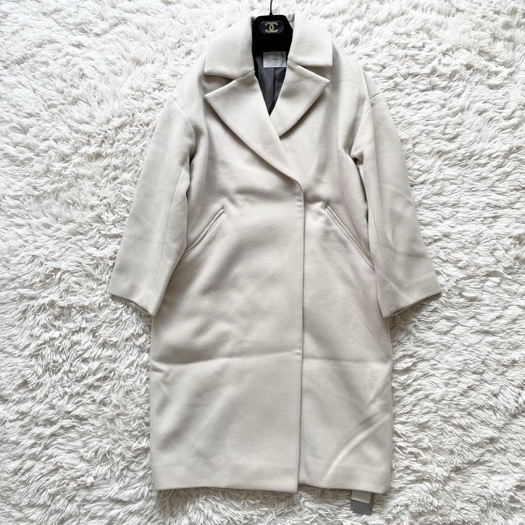 新品・未使用✨IENA MANTECO オーバーチェスターコート ホワイト 38