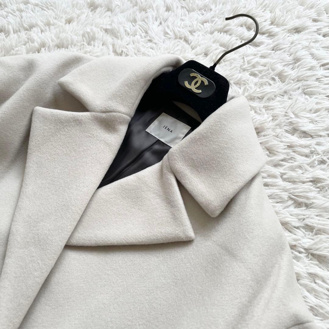 新品・未使用✨IENA MANTECO オーバーチェスターコート ホワイト 38