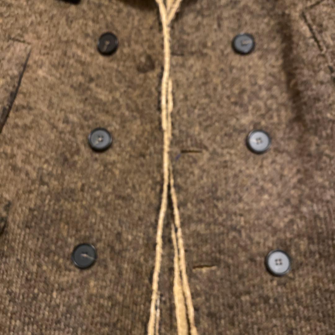 t*e様 美品イタリア製LBM 1911ボンディング ニット ダッフルコート