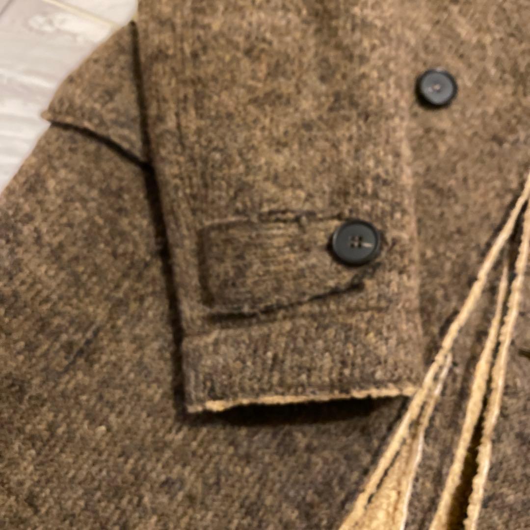 t*e様 美品イタリア製LBM 1911ボンディング ニット ダッフルコート