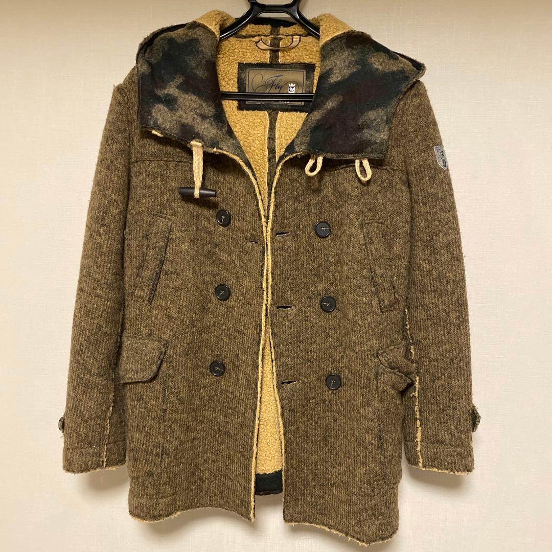 t*e様 美品イタリア製LBM 1911ボンディング ニット ダッフルコート