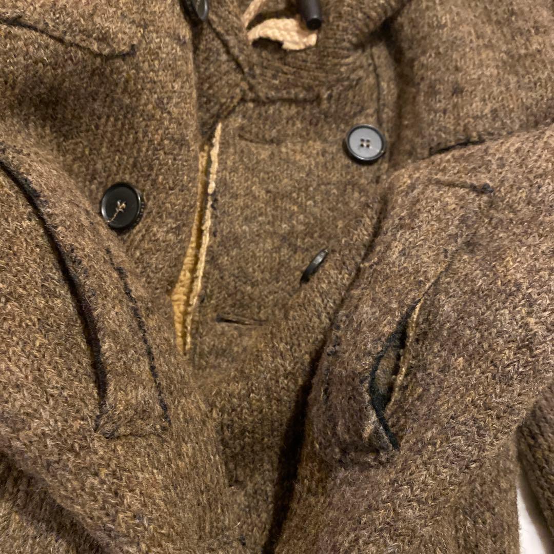 t*e様 美品イタリア製LBM 1911ボンディング ニット ダッフルコート