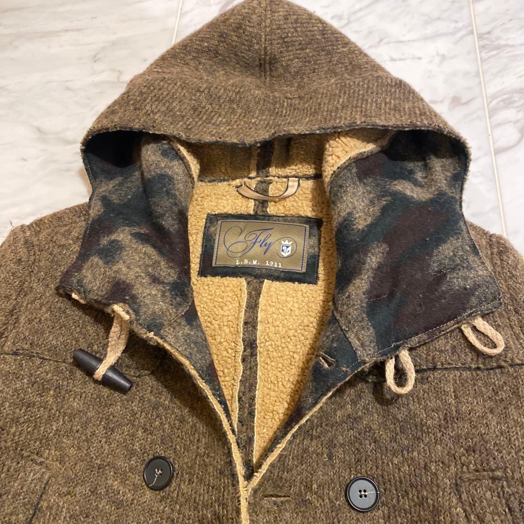 t*e様 美品イタリア製LBM 1911ボンディング ニット ダッフルコート