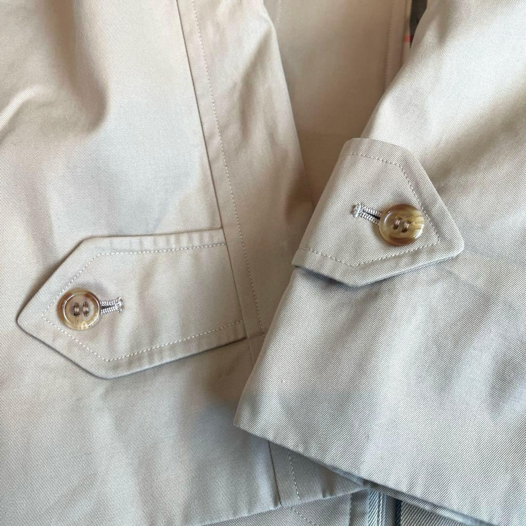 美品✨バーバリー　バーバリーズ　ステンカラーコート　ノバチェック　ベージュ　M