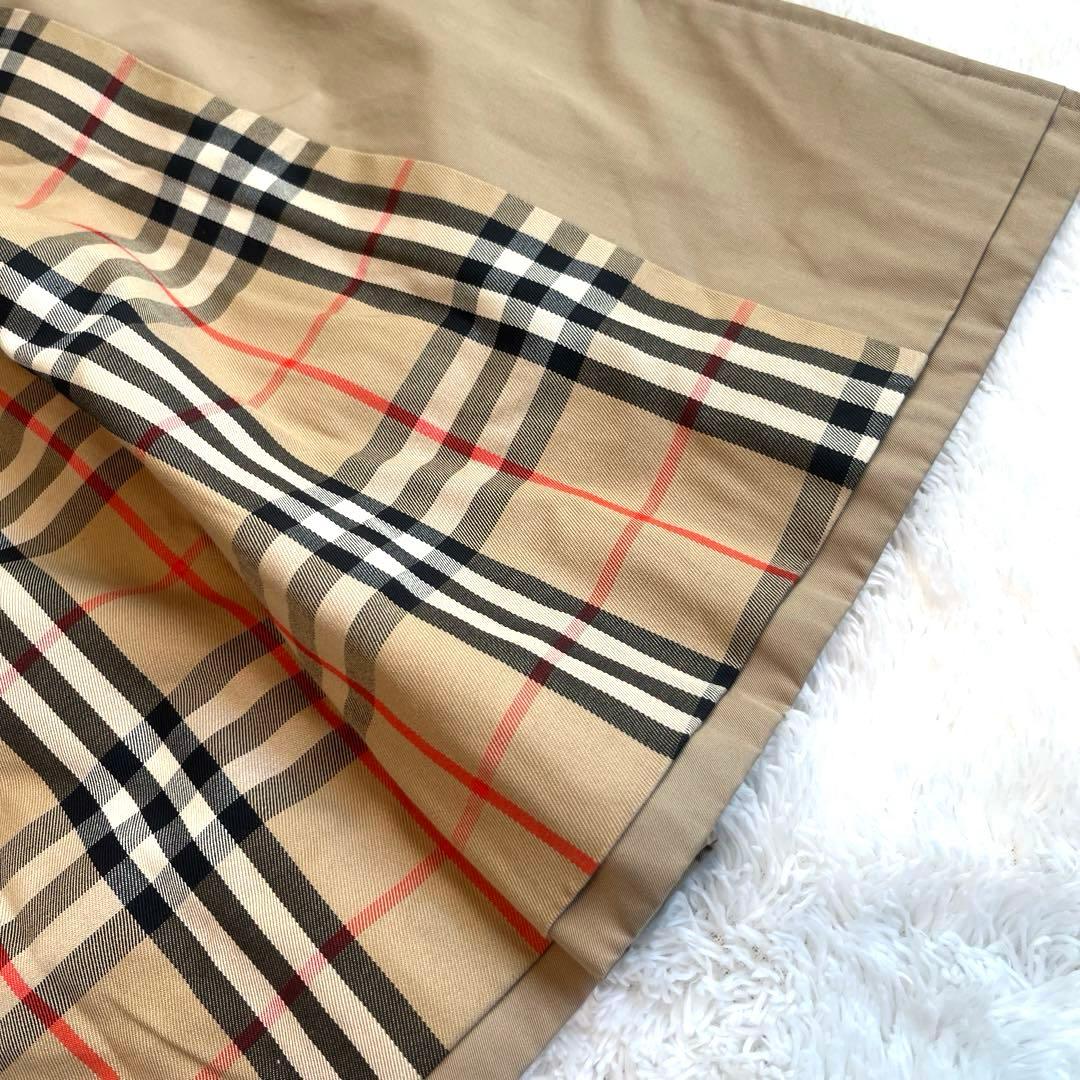 美品✨バーバリー　バーバリーズ　ステンカラーコート　ノバチェック　ベージュ　M