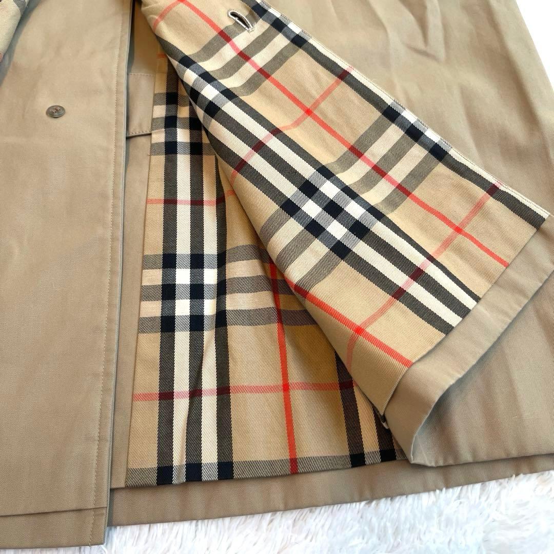 美品✨バーバリー　バーバリーズ　ステンカラーコート　ノバチェック　ベージュ　M