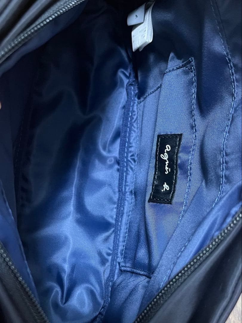 アニエス・ベー　ショルダーバッグ　ブラック