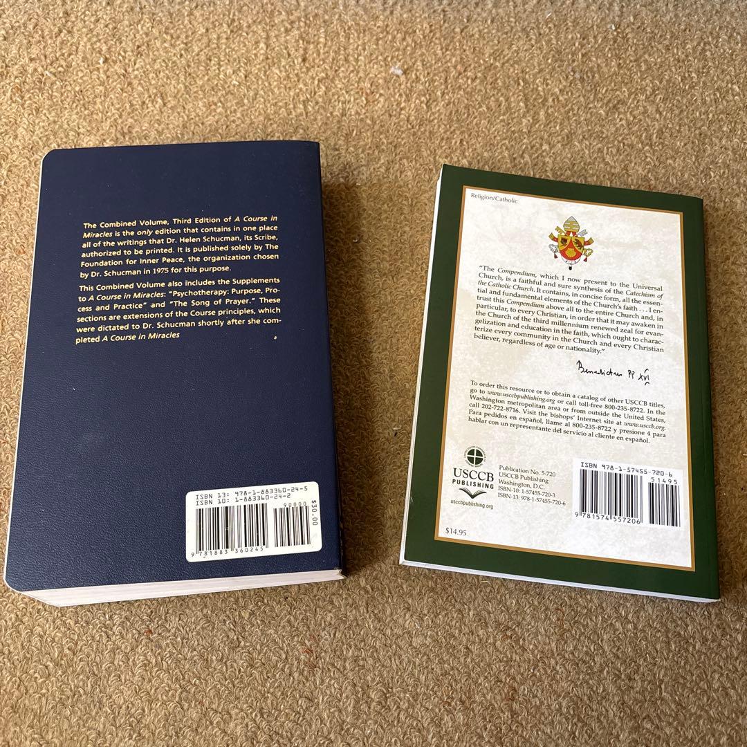 洋書 A Course in Miracle&Catechism Compendium