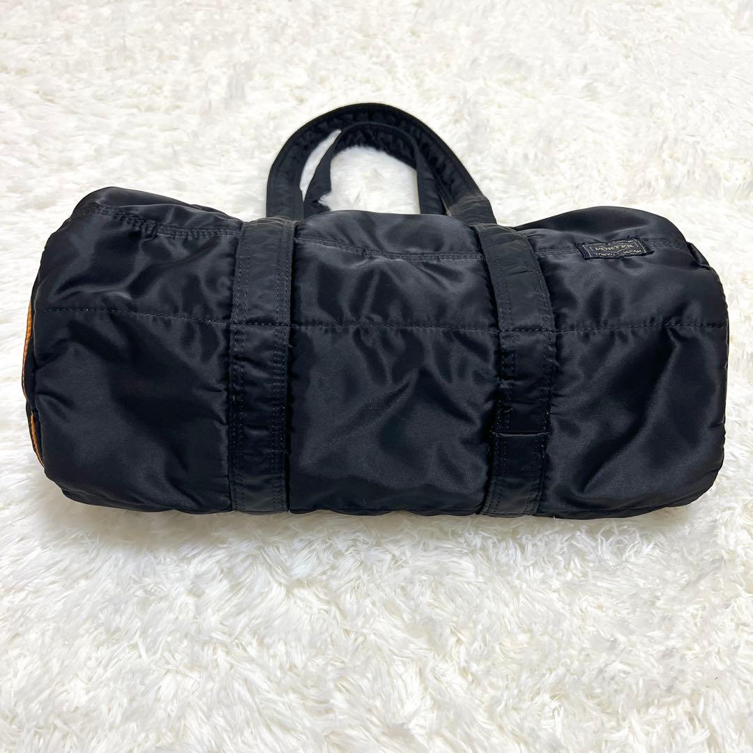 ✨極美品✨ ポーター ミニボストンバッグ タンカー ダッフル ブラック 希少 L
