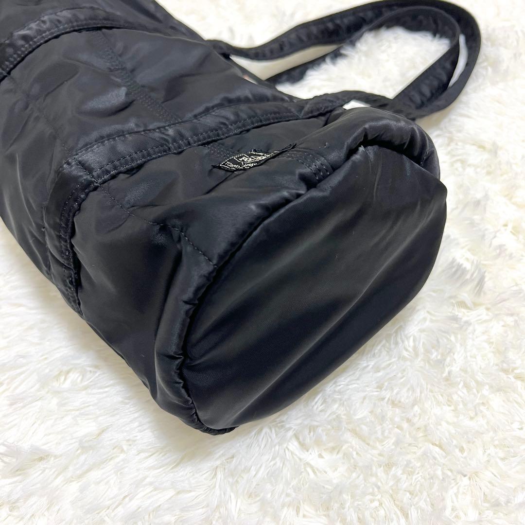 ✨極美品✨ ポーター ミニボストンバッグ タンカー ダッフル ブラック 希少 L