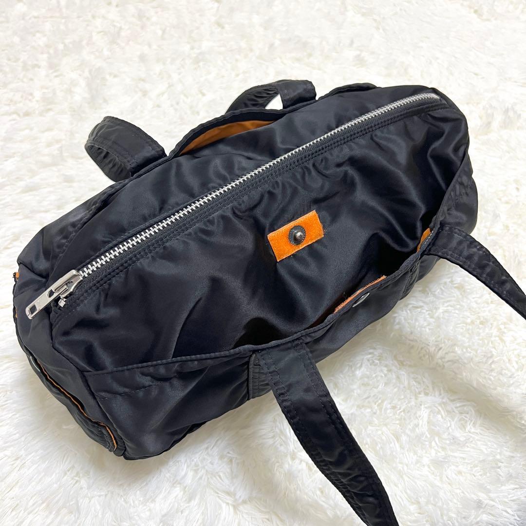 ✨極美品✨ ポーター ミニボストンバッグ タンカー ダッフル ブラック 希少 L