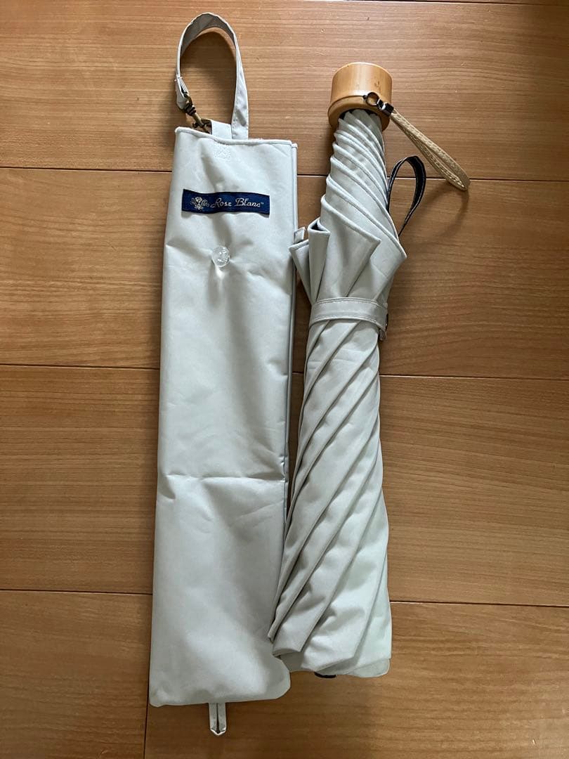 芦屋ロサブラン 3段 折りたたみ傘 50cm プレーン(傘袋付)