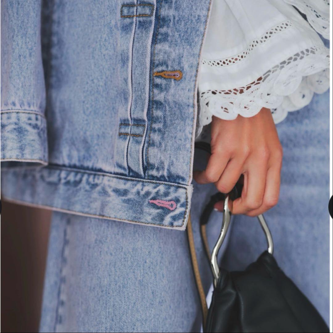 新品タグ付 Arpege story ピンクトッピングBIG Gジャン