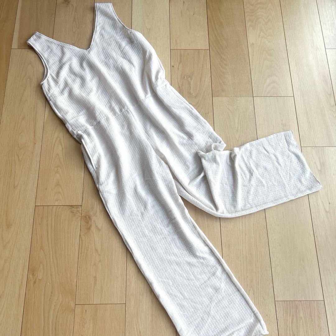 極美品◎ Ron Herman ロンハーマン オールインワン シアサッカー素材