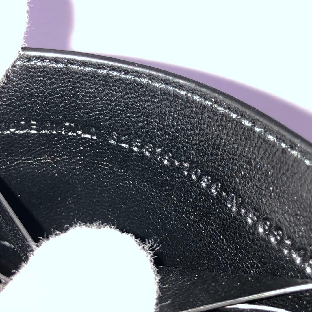 新品未使用　バレンシアガ　マネークリップ　札入れ　シボ革　レザー　黒　付属品完備