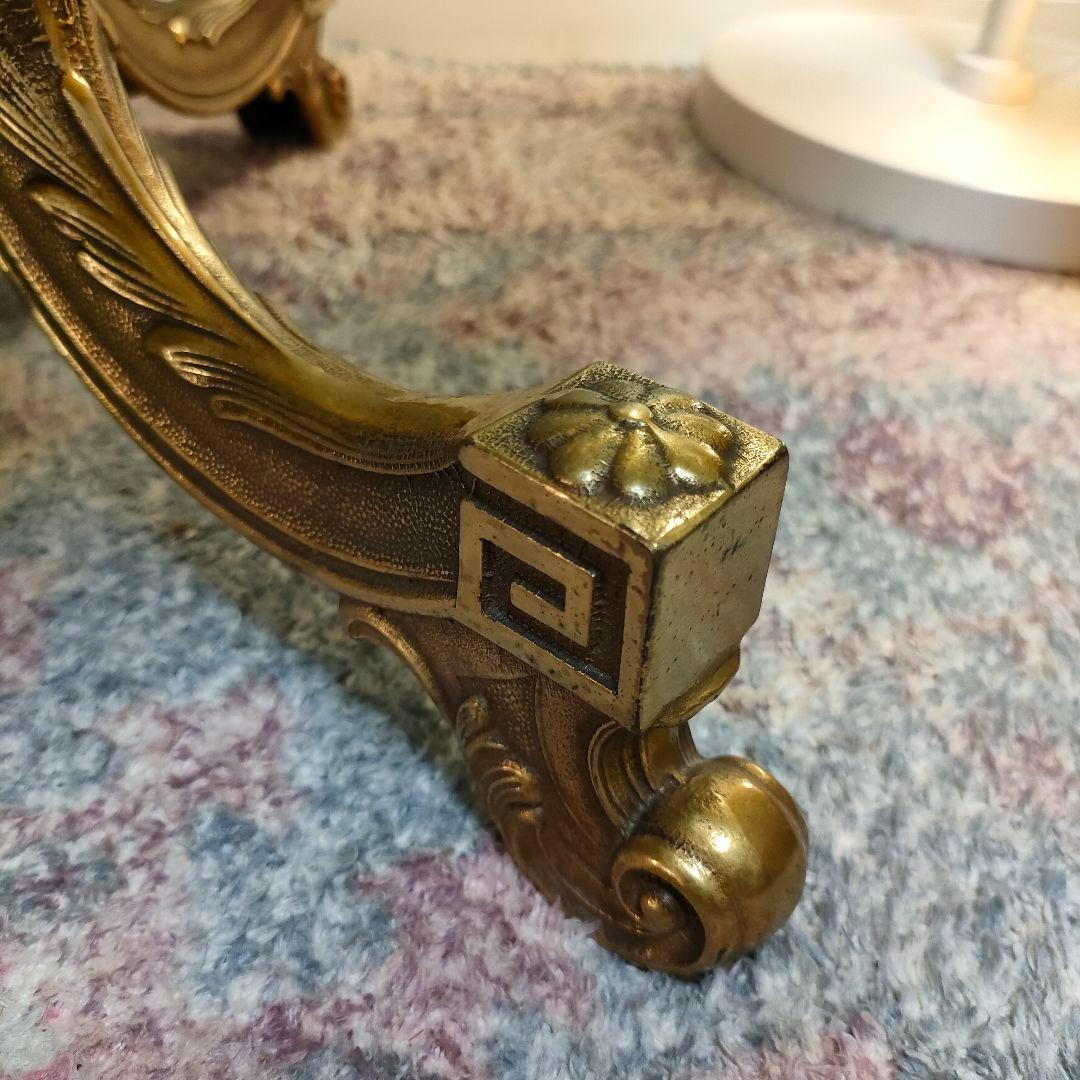 イタリアンヴィンテージ 大理石×真鍮装飾 ローテーブル