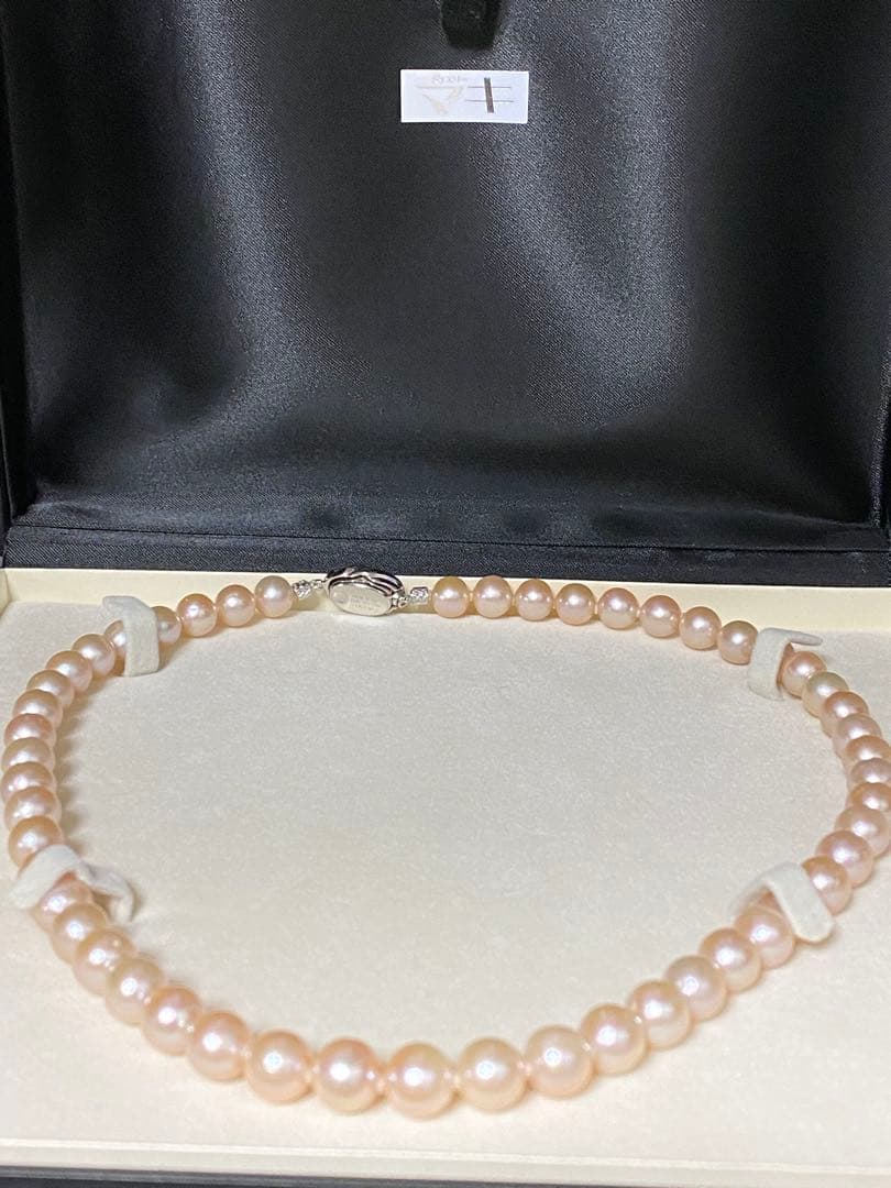 ジュエリーマキ　本真珠　ピンクパールネックレス 極美品