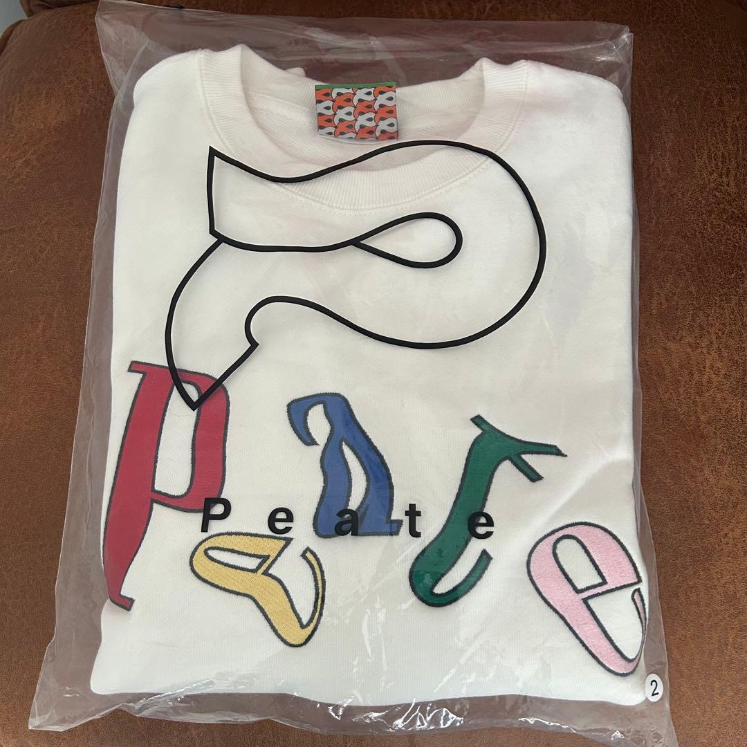 値下げ！これからの季節に⭐︎【peate】スウェット　ホワイト　size2