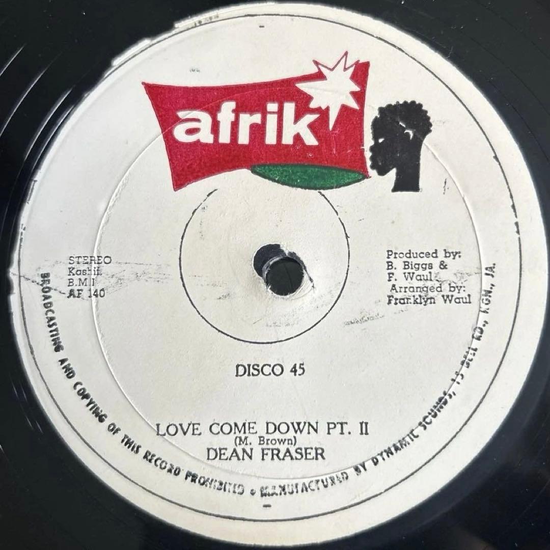希少！　LOVE COME DOWN/BARRY BIGGS 12inch