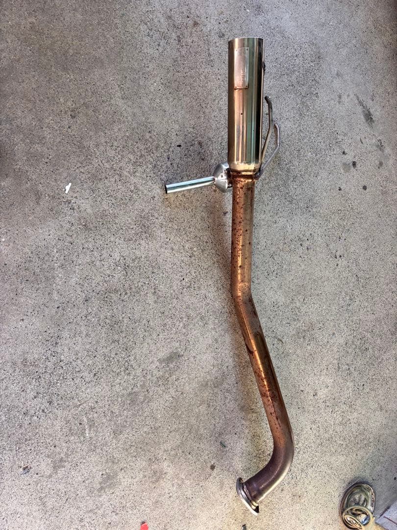 （もこがれ）フィットrs ge8 ゼロファイターマフラー