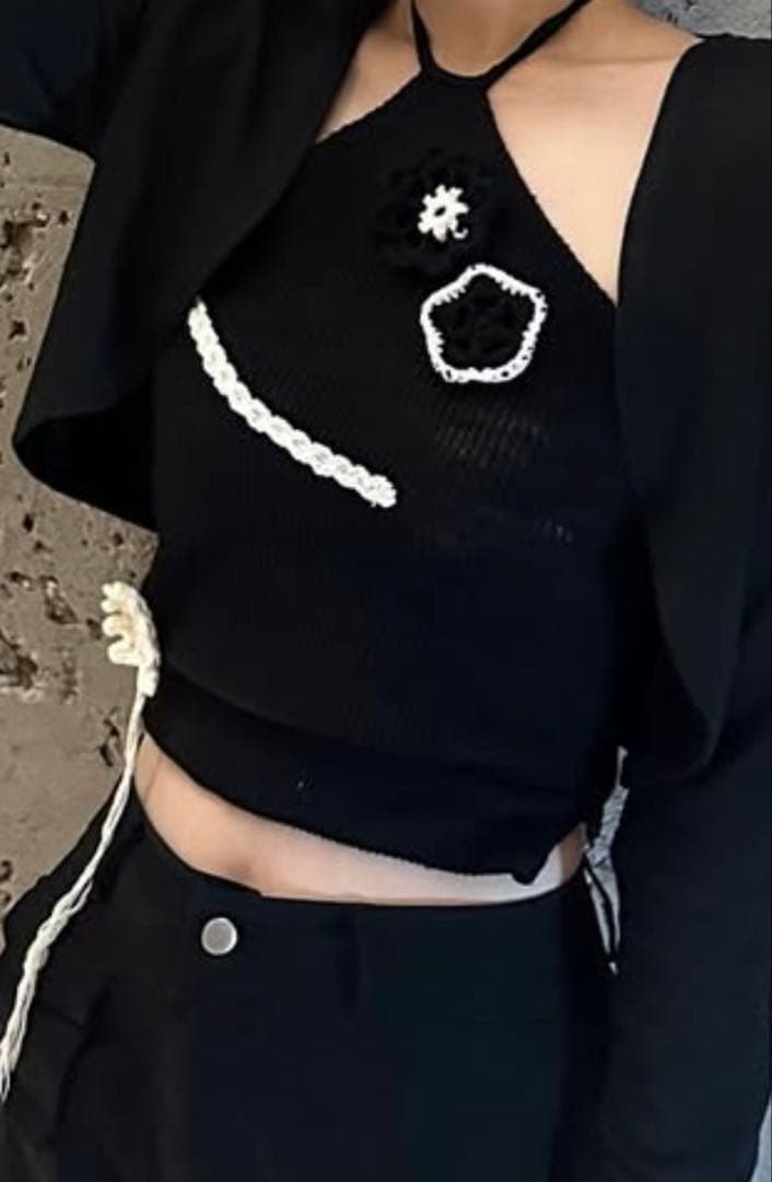 【KIJUN/キジュン】 Sophie Halter-Neck Top