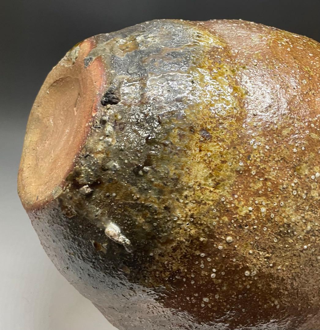 信楽焼　大壺　35cm 　落款あり　x81