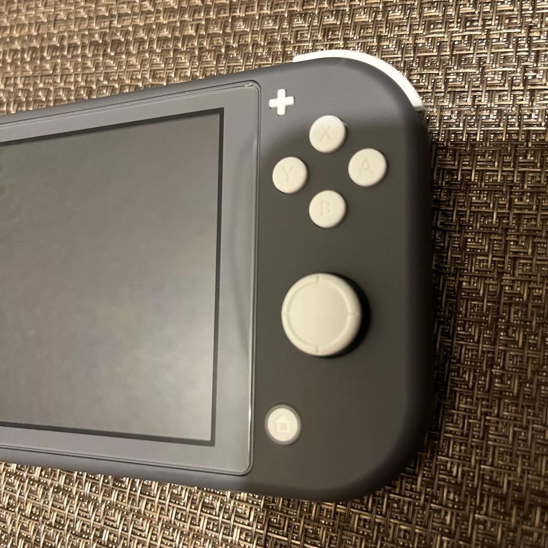美品 Nintendo Switch Lite グレー 本体 ケース付き