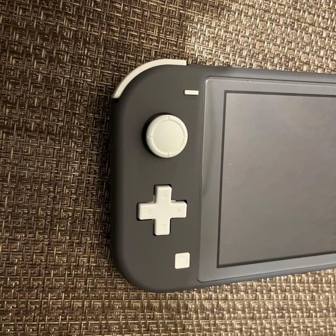 美品 Nintendo Switch Lite グレー 本体 ケース付き