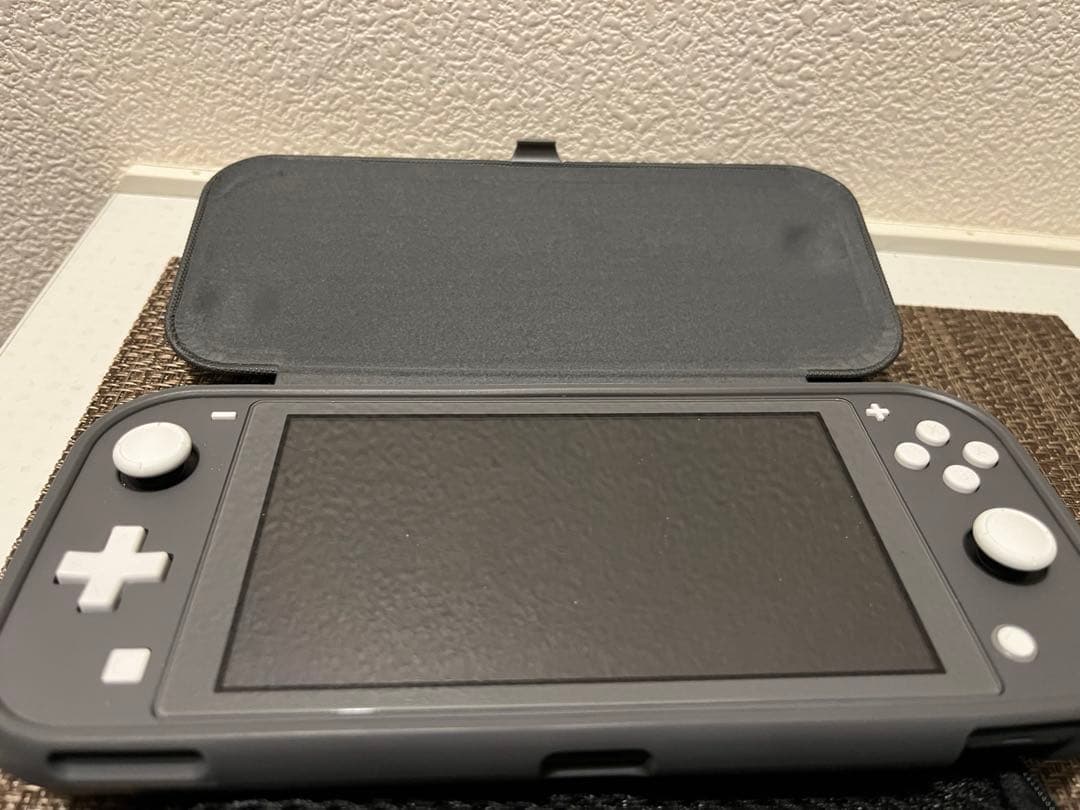 美品 Nintendo Switch Lite グレー 本体 ケース付き