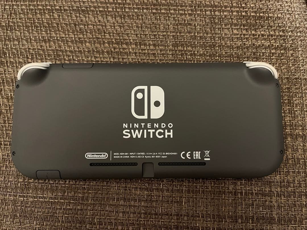 美品 Nintendo Switch Lite グレー 本体 ケース付き