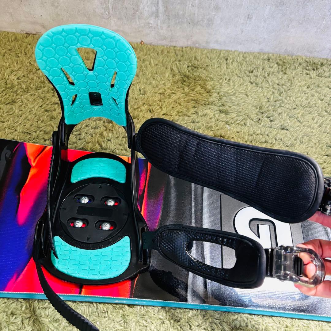 【美品♡レディース】 RIDE レディーススノーボード3点 143
