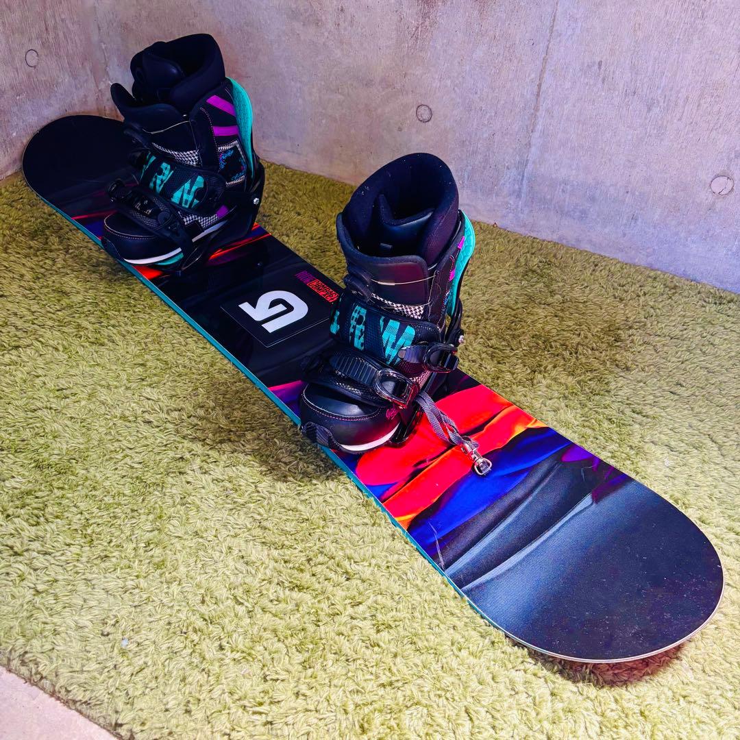 【美品♡レディース】 RIDE レディーススノーボード3点 143