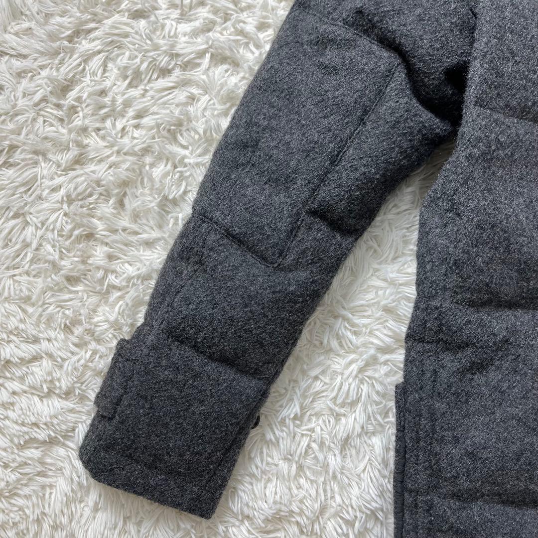 極美品 sacai ダッフルコート ダウン グレー 2way